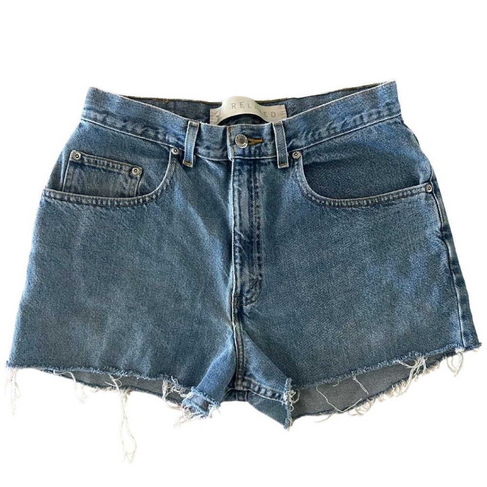 Arizona Jean Company Vintage y2k High Waisted Cut Off Jean Shorts Size 32